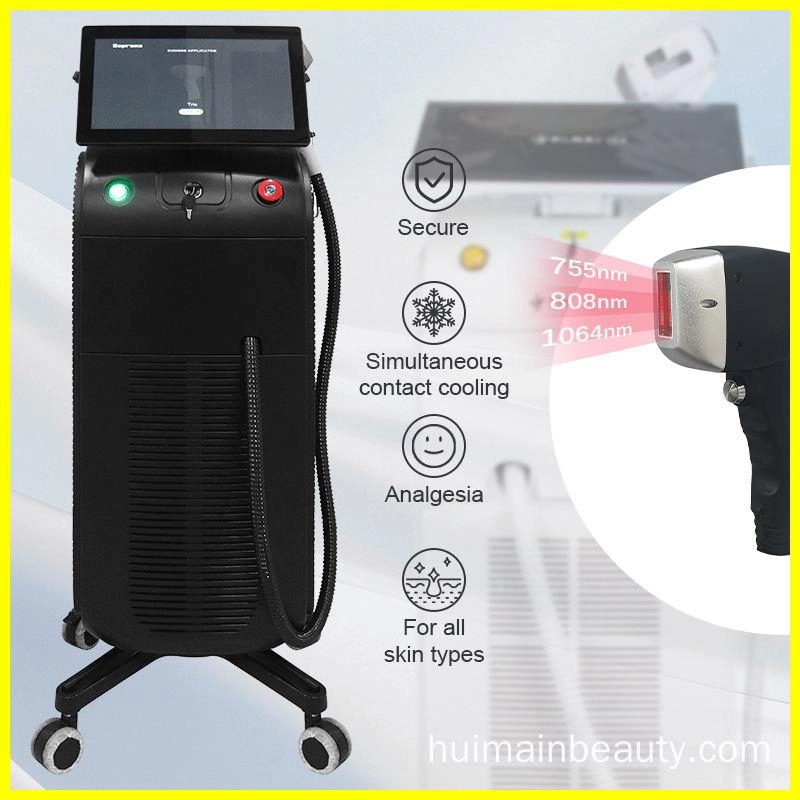 Medical laser hair removal machine with treatment handpiece. - HUIMAIN
