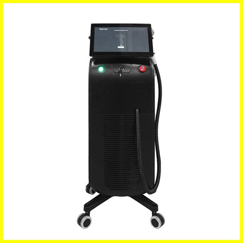 Black medical aesthetic laser machine with touchscreen display. - HUIMAIN