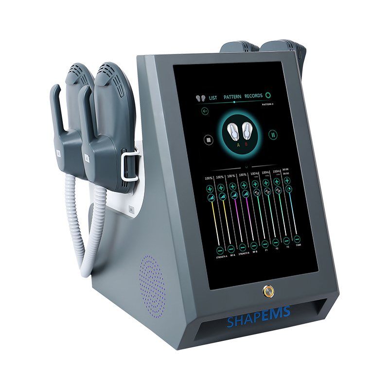 High-intensity electromagnetic EMS device for muscle stimulation and slimming