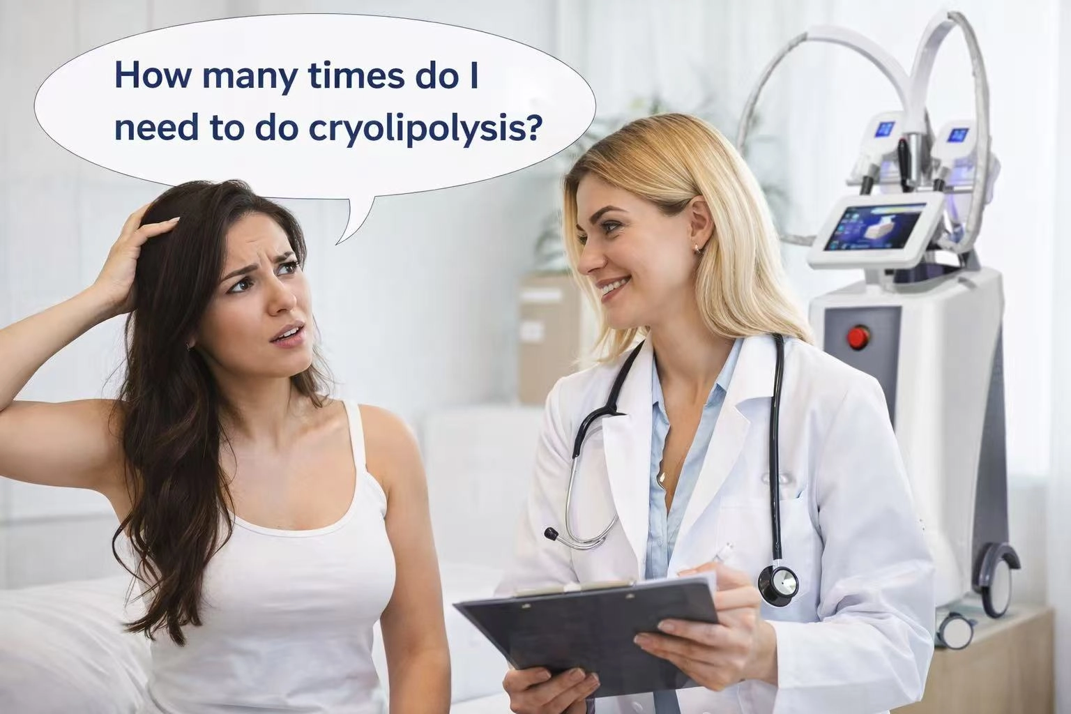 How many times can you do cryolipolysis - HUIMAIN