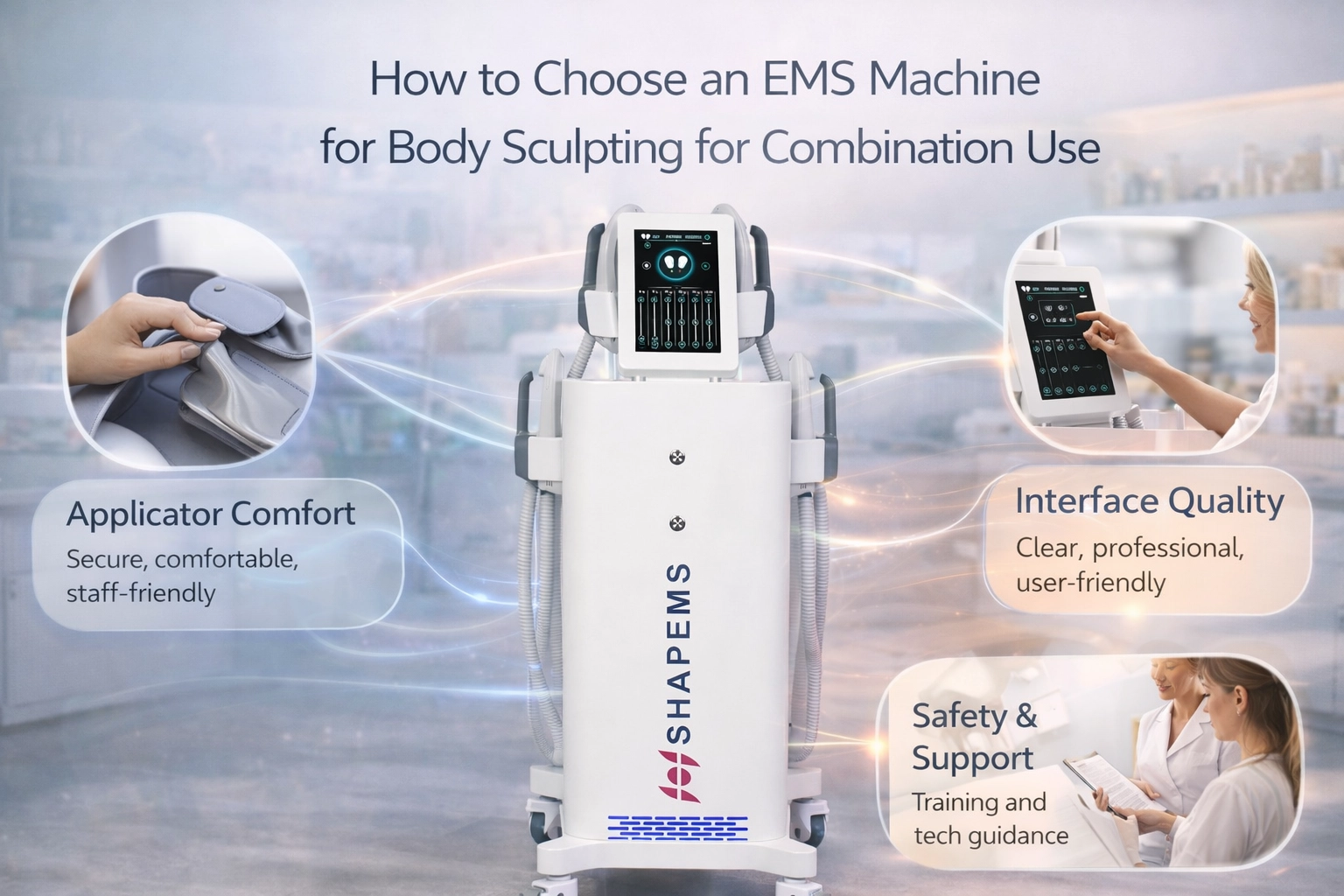 How to Choose an EMS Machine for Body Sculpting for Combination Use - HUIMAIN