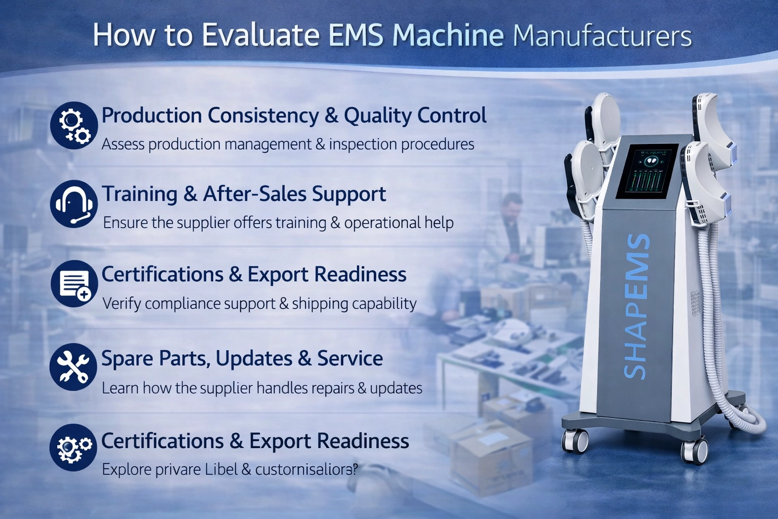 How to Evaluate EMS Machine Manufacturers - HUIMAIN