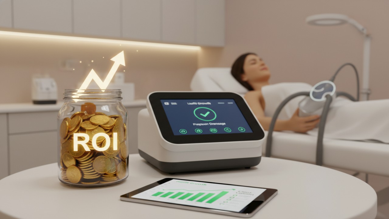 Lymphatic drainage device ROI