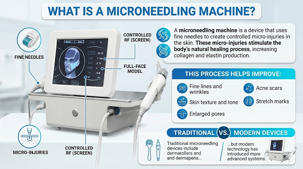 Microneedling Machine-What Is a Microneedling Machine