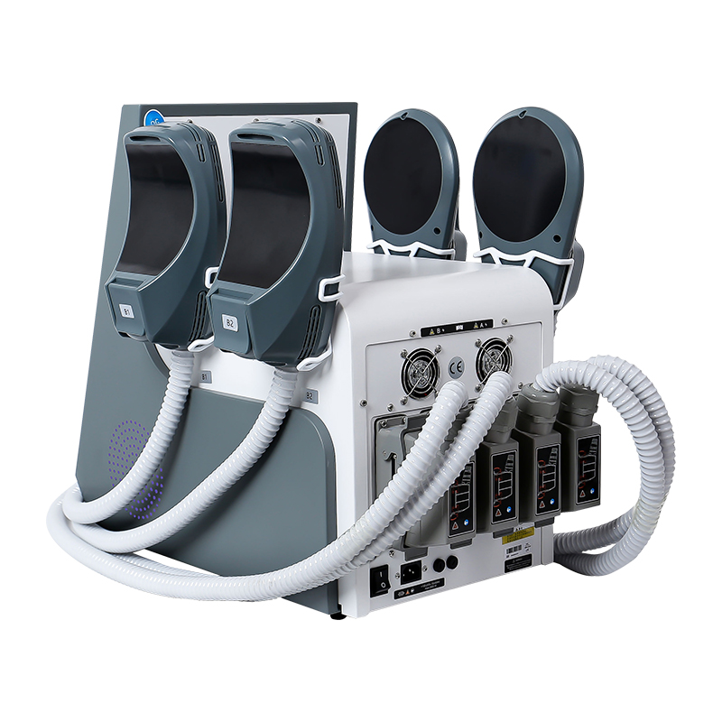 Non-invasive body sculpting machine for fat burning and muscle toning