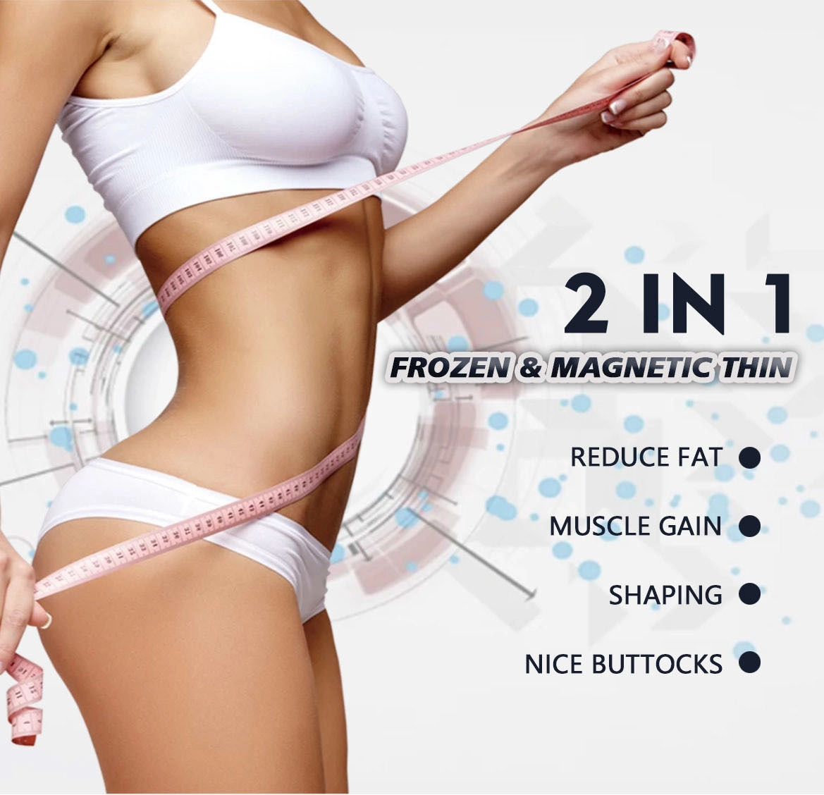 Non-invasive-fat-reduction-and-muscle-training-device-using-EMS-and-cryo - HUIMAIN Non-invasive fat reduction and muscle training device using EMS and cryo - HUIMAIN