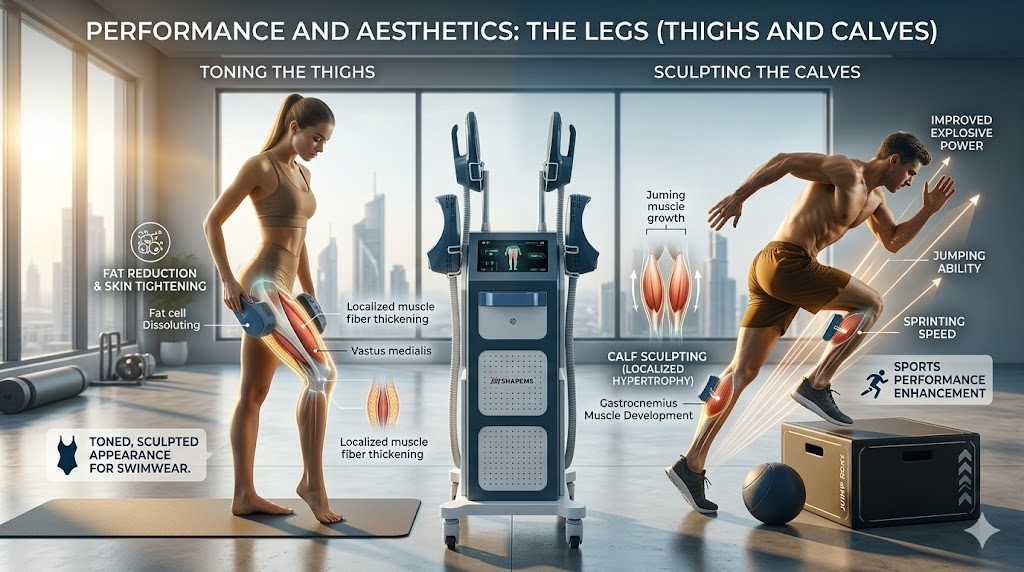 Performance and Aesthetics The Legs (Thighs and Calves) Performance and Aesthetics The Legs (Thighs and Calves)