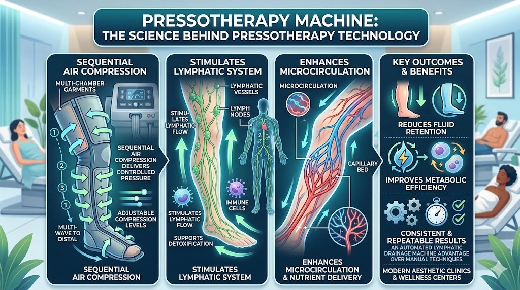 Pressotherapy Machine-The Science Behind Pressotherapy Technology - HUIMAIN