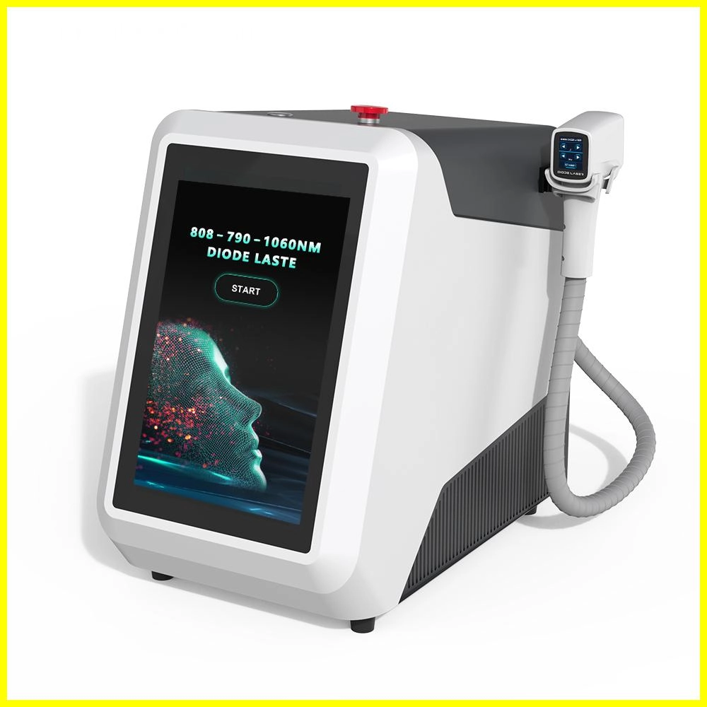 Diode laser hair removal machine with touchscreen interface and applicator. - HUIMAIN