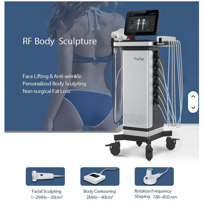 Slimming and fat reduction beauty equipment for body sculpting treatments