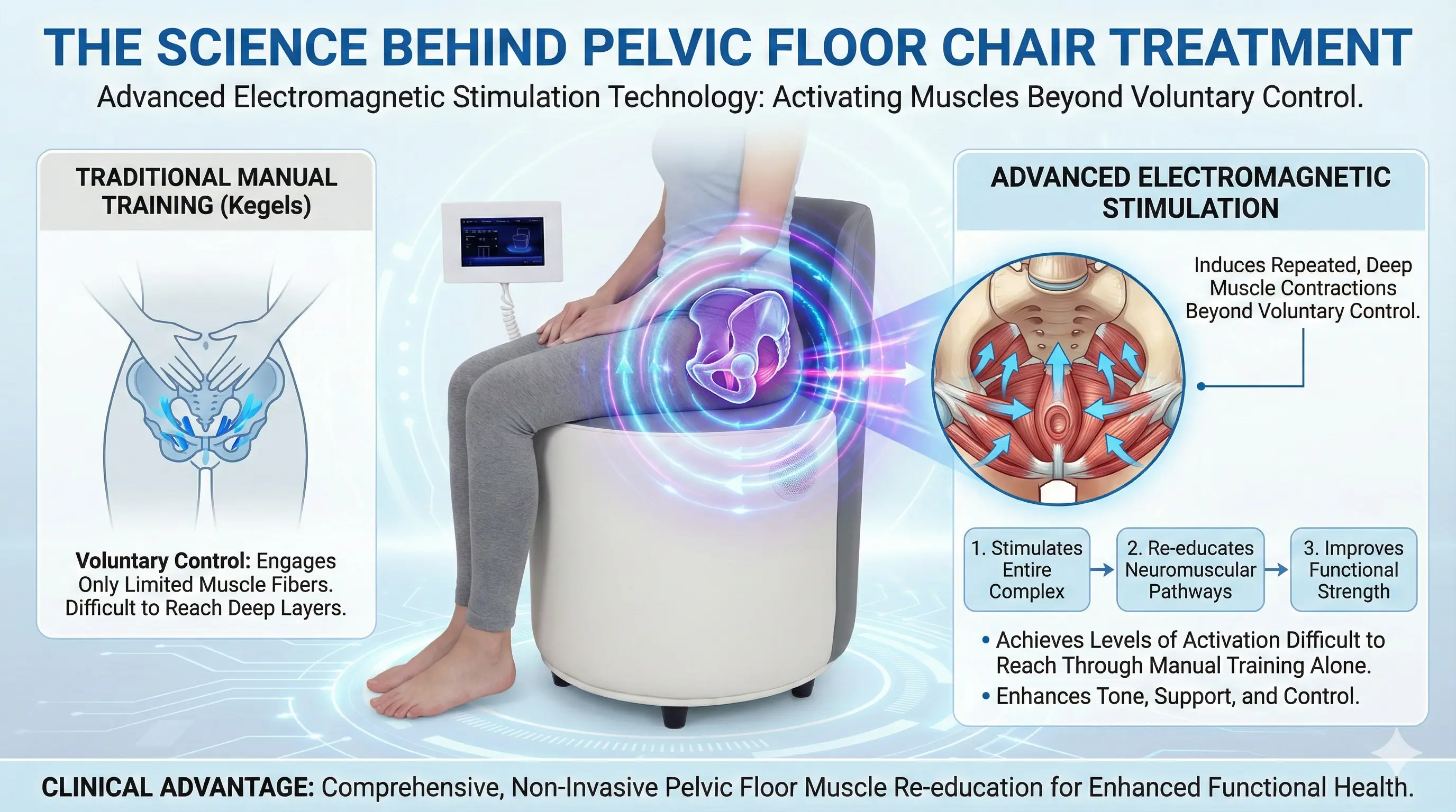 The Science Behind Pelvic Floor Chair Treatment - HUIMAIN