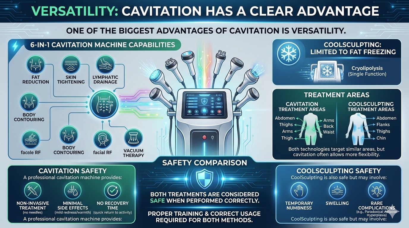 Versatility Cavitation Has a Clear Advantage