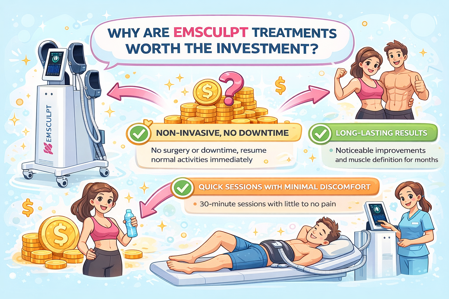 Why Are Emsculpt Treatments Worth the Investment