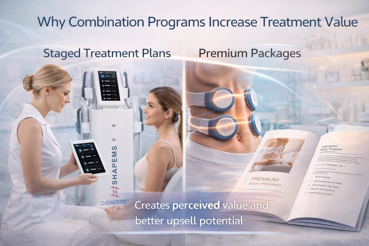 Why Combination Programs Increase Treatment Value-EMS Machine for Body Sculpting - HUIMAIN