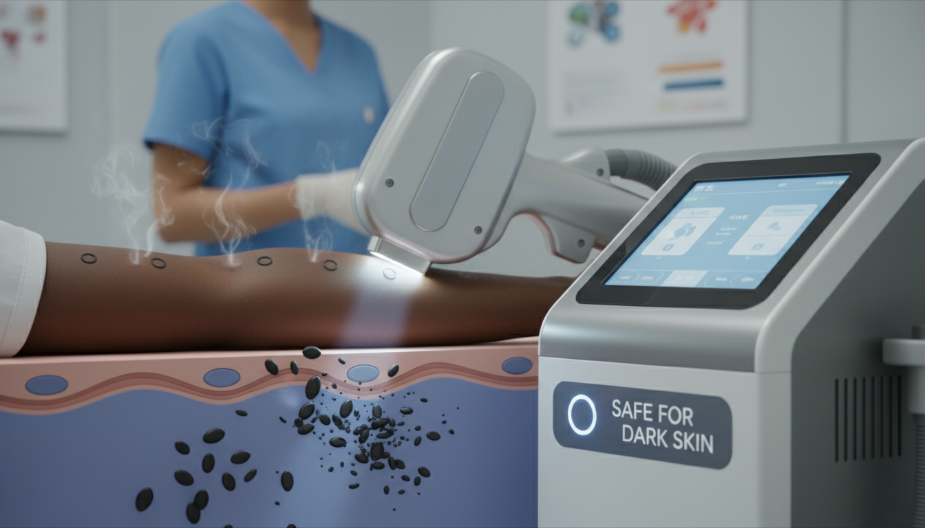 safe laser hair removal equipment melanin